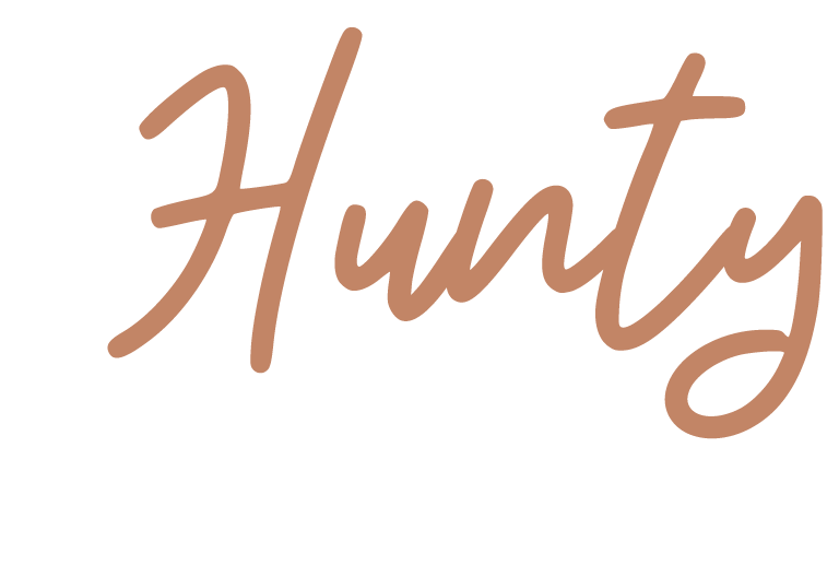 Hunty-Beauty - Logo - White
